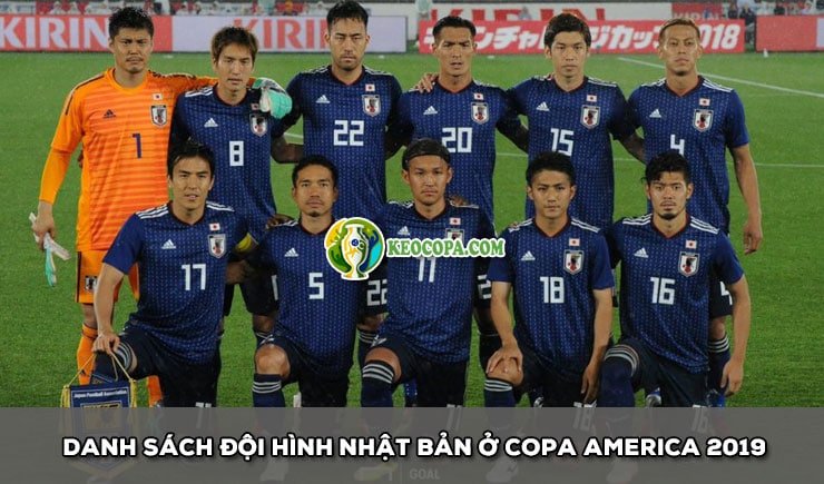 Danh sách cầu thủ đội tuyển Nhật Bản ở Copa America 2019