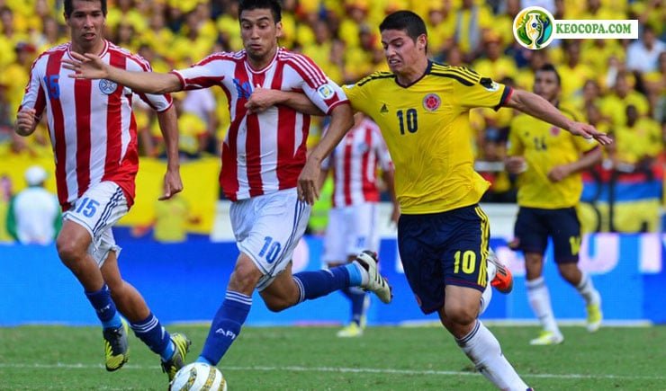 Trực tiếp bóng đá Colombia vs Paraguay