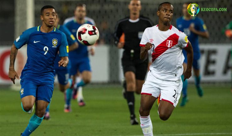 Trực tiếp bóng đá Peru vs Brazil