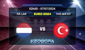Soi kèo Hà Lan vs Thổ Nhĩ Kỳ